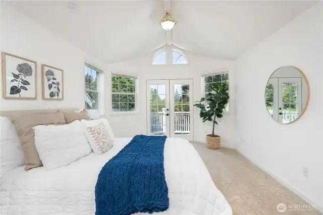 Primary suite with its own balcony