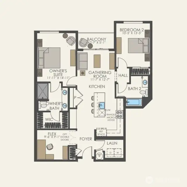 No model home.