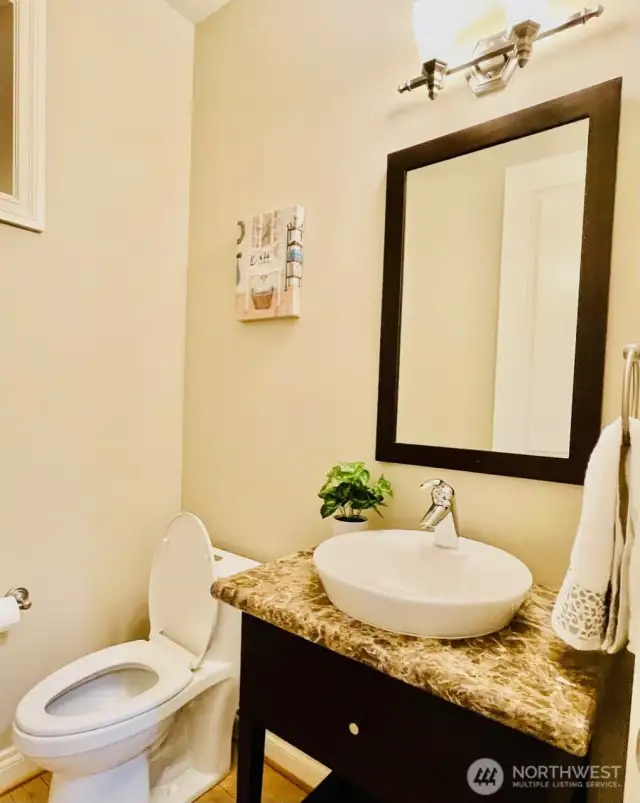 Updated Powder Bath on main floor