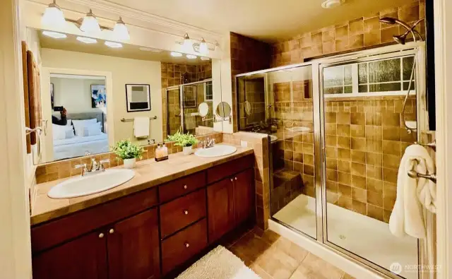 Master Bath with large walk in shower