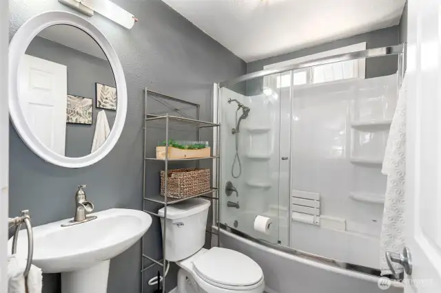 Guest bath on Main Floor.