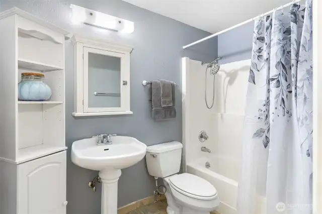 Lower Level full bath!
