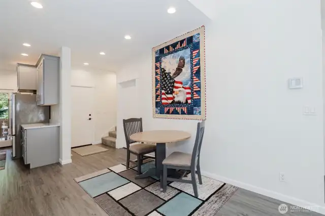Great room eating space... Don't you love the openness of this floor plan?