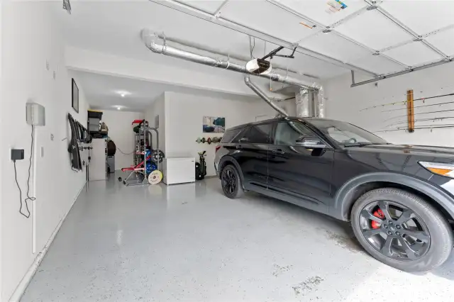 Epoxy Floored Garage
