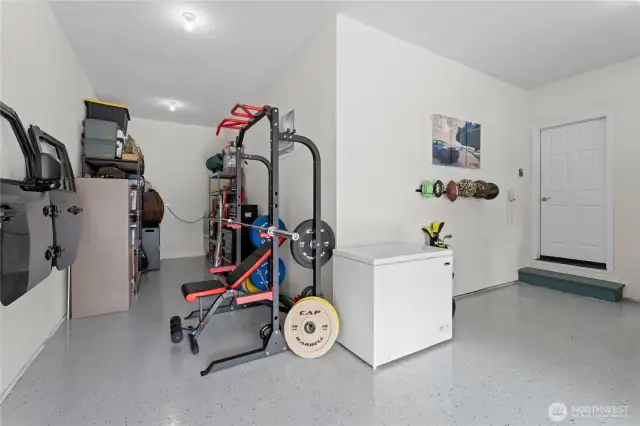 Epoxy Floored Garage