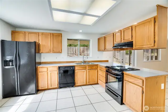 A kitchen FULL of potential! While this kitchen functions great as-is, this space is so expansive that the possibilities of a chef's dream kitchen are endless!