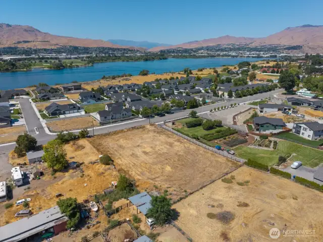 One acre vacant lot located near the Apple Capital Loop Trail.