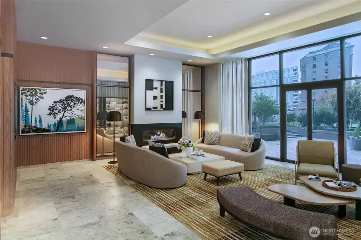 Rendering of New Lobby