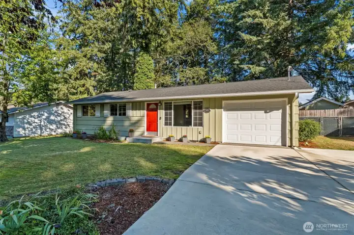 New low maintenance driveway.