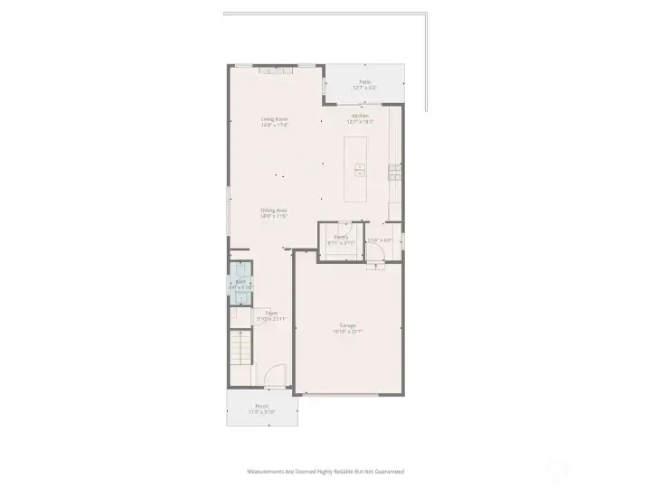 Downstairs floorplan