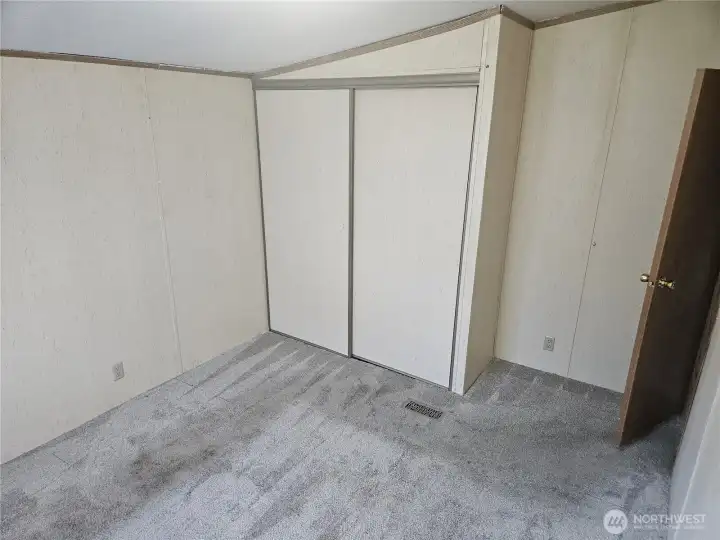 Bedroom #3 works great for a guest room located right next to the 2nd bathroom,