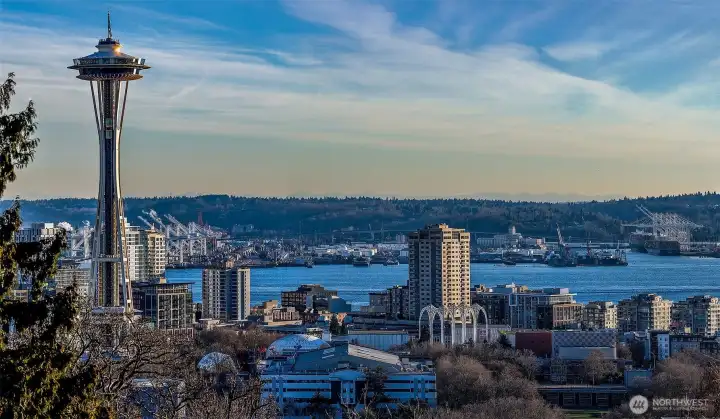 Magical views of Seattle from this house on Queen Anne.