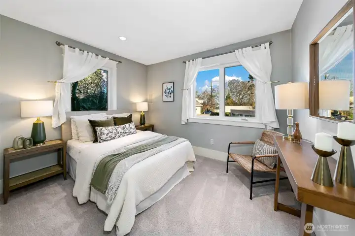 Two of town bedroom on the main floor.