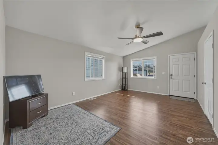 Entry and living room