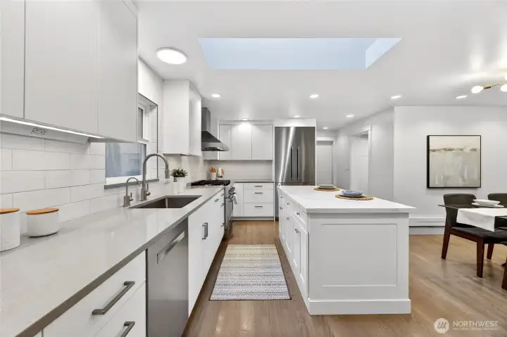 This kitchen is the heart of the home and a chef's dream!