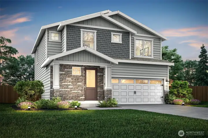 Example of the Cypress floorplan to be located at 6403 NW Bruggman Loop