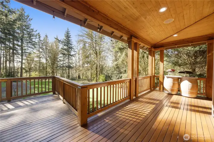 Enjoy the outdoors in every season—rain or shine. This property offers about 525 sq ft of covered deck space, ideal for relaxing or entertaining in any weather, plus 825 sq ft of open deck to take full advantage of sunny days .