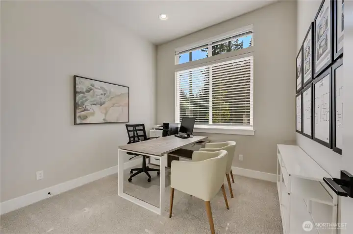 Photos of furnished model home on Lot 18 of same plan. No two homes are alike. Color selections and details will vary. Ask for details