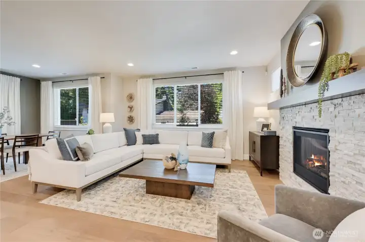 Photos of furnished model home on Lot 18 of same plan. No two homes are alike. Color selections and details will vary. Ask for details