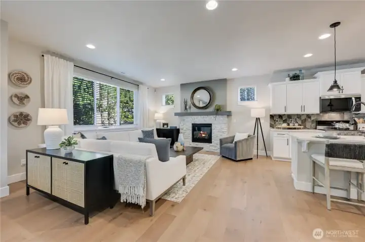 Photos of furnished model home on Lot 18 of same plan. No two homes are alike. Color selections and details will vary. Ask for details