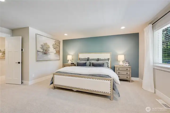 Photos of furnished model home on Lot 18 of same plan. No two homes are alike. Color selections and details will vary. Ask for details