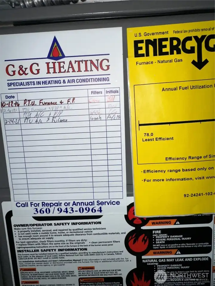 heater service info