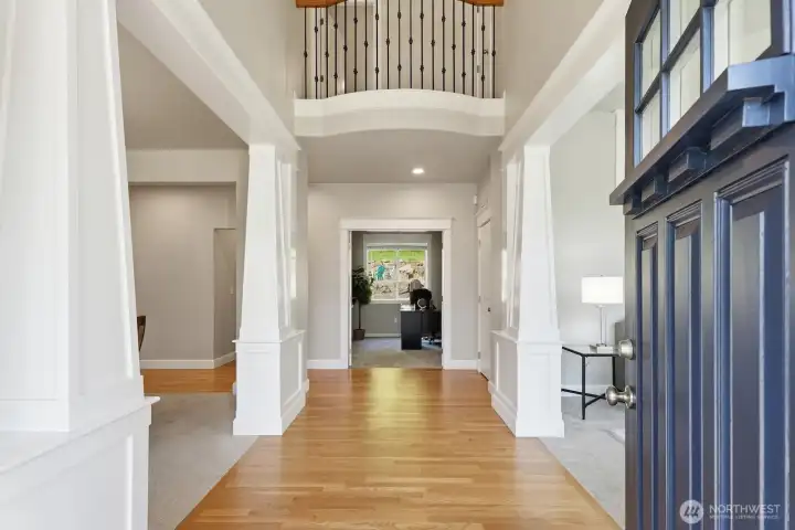 View from the front door