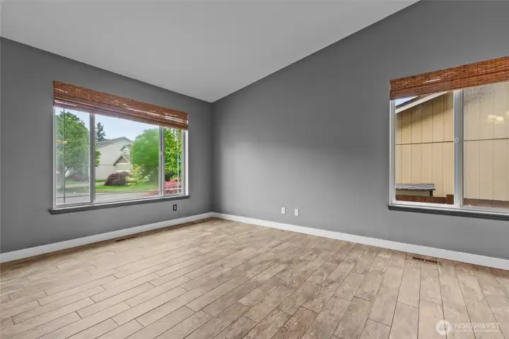 Newer high quality tile throughout main level of home.