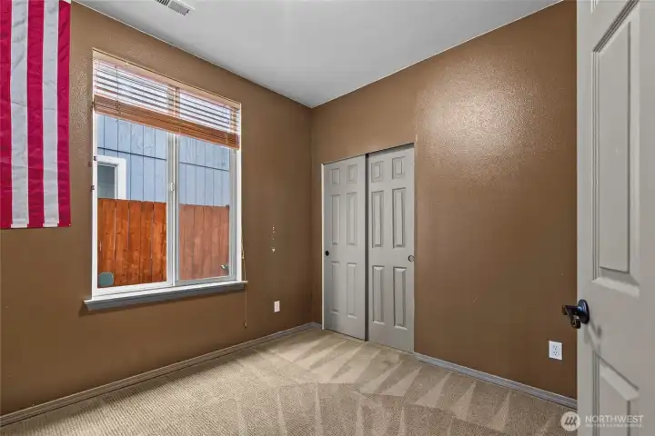 Spare room off informal living room and laundry.