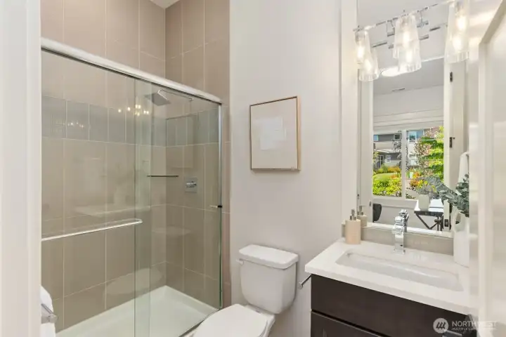 Main floor guest bathroom.