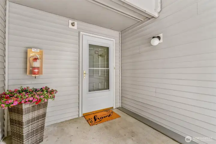 Covered entry.