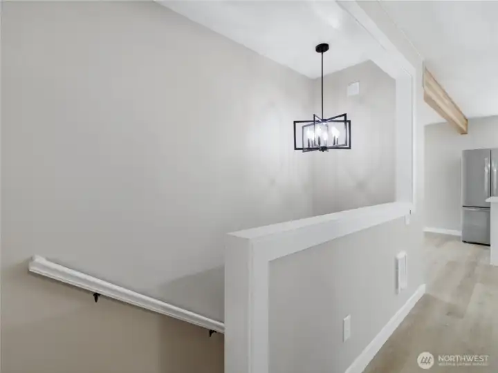 Stairwell to lower level