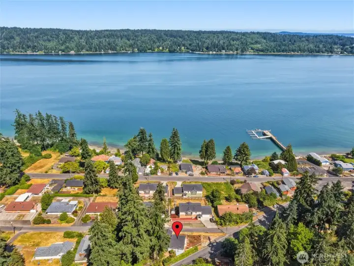Wanna go fishin?  The Illahee Public Dock is just a few houses away. Go boating for the day and come back for a BBQ at your place!