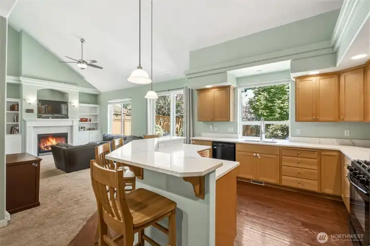 Kitchen with Countertop
