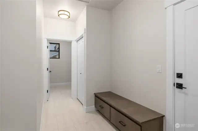 Lower-level laundry/mudroom