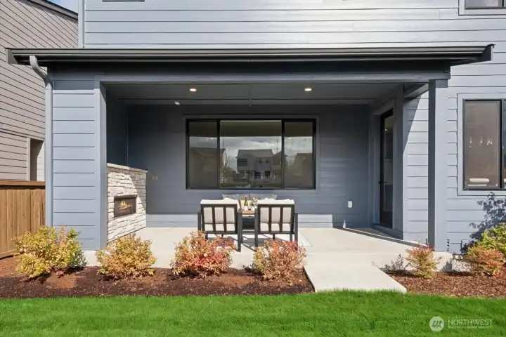 Nice sized back patio