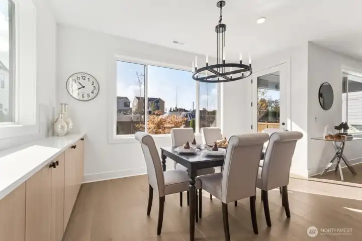 Dining room with lots of room
