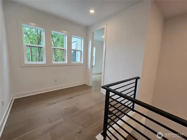 Open-Air Office/Reading Nook Upstairs