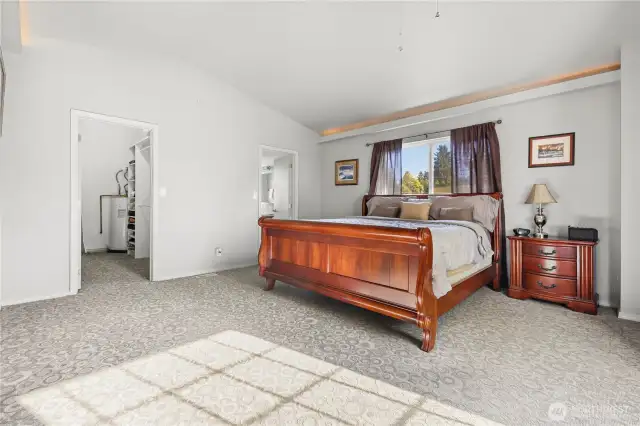 Spacious primary suite offering a serene and comfortable retreat.