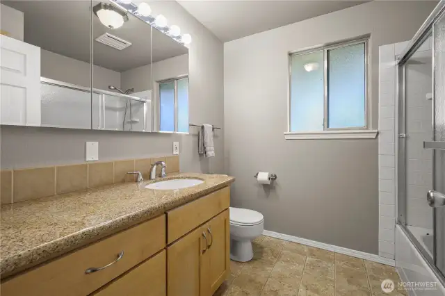 Main-level guest bathroom