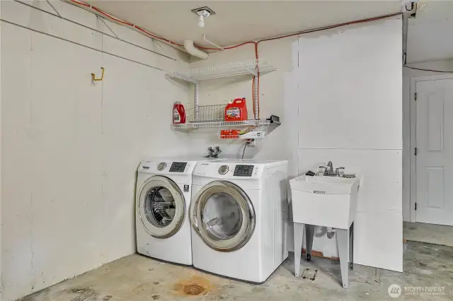 Laundry Room in Garage