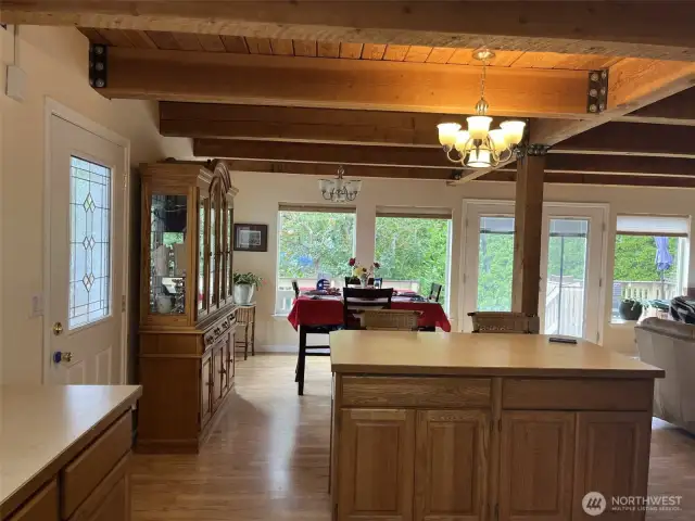 View looking out towards the dining room.