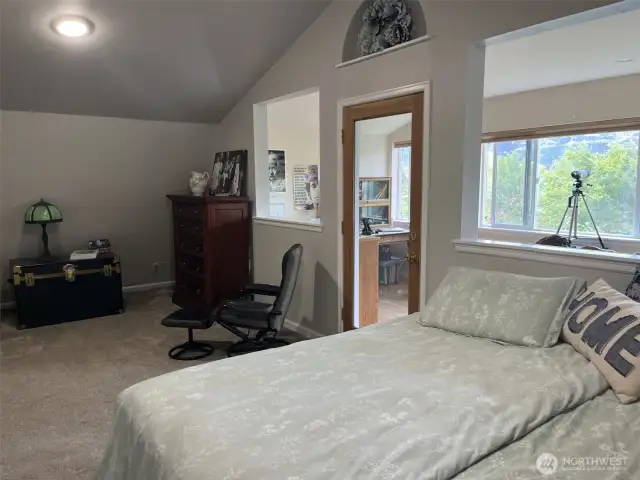 Main bedroom adjoins with office/den. Lots of storage.