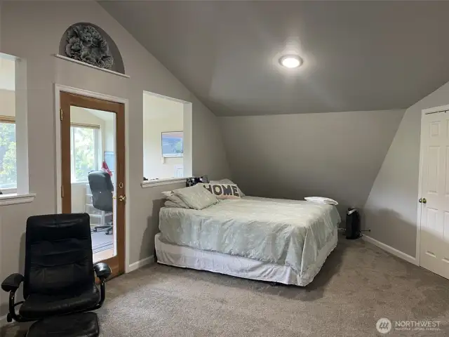 Huge main bedroom upstairs.