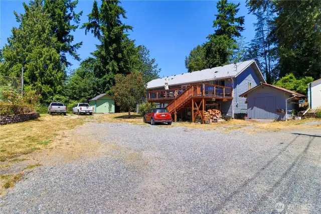 Private and tucked away this spacious property has a 3400 sq ft house on18,700 sq ft lot.