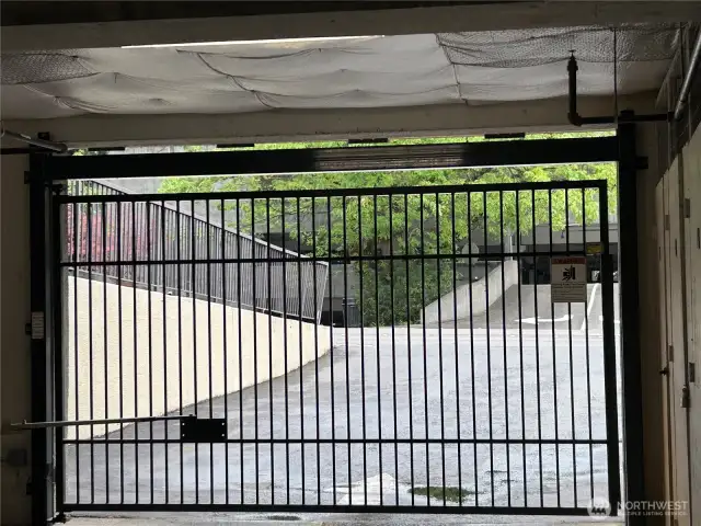 Gated garage! This unit owns an INDOOR spot.