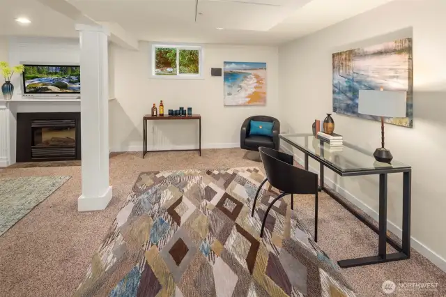 Spacious downstairs area.