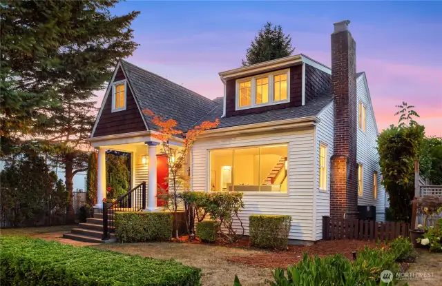 Gorgeous home captured at twilight.