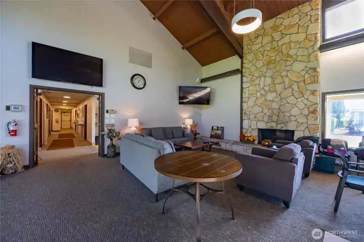 Another view of the Clubhouse.  The clubhouse is available to rent for a party too!
