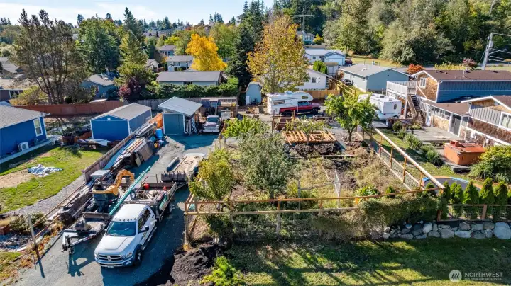 Adjacent lot next door is included in sale.